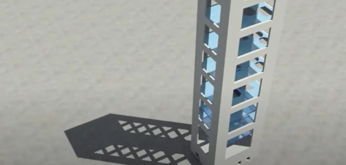 Building process of a Preheater Tower