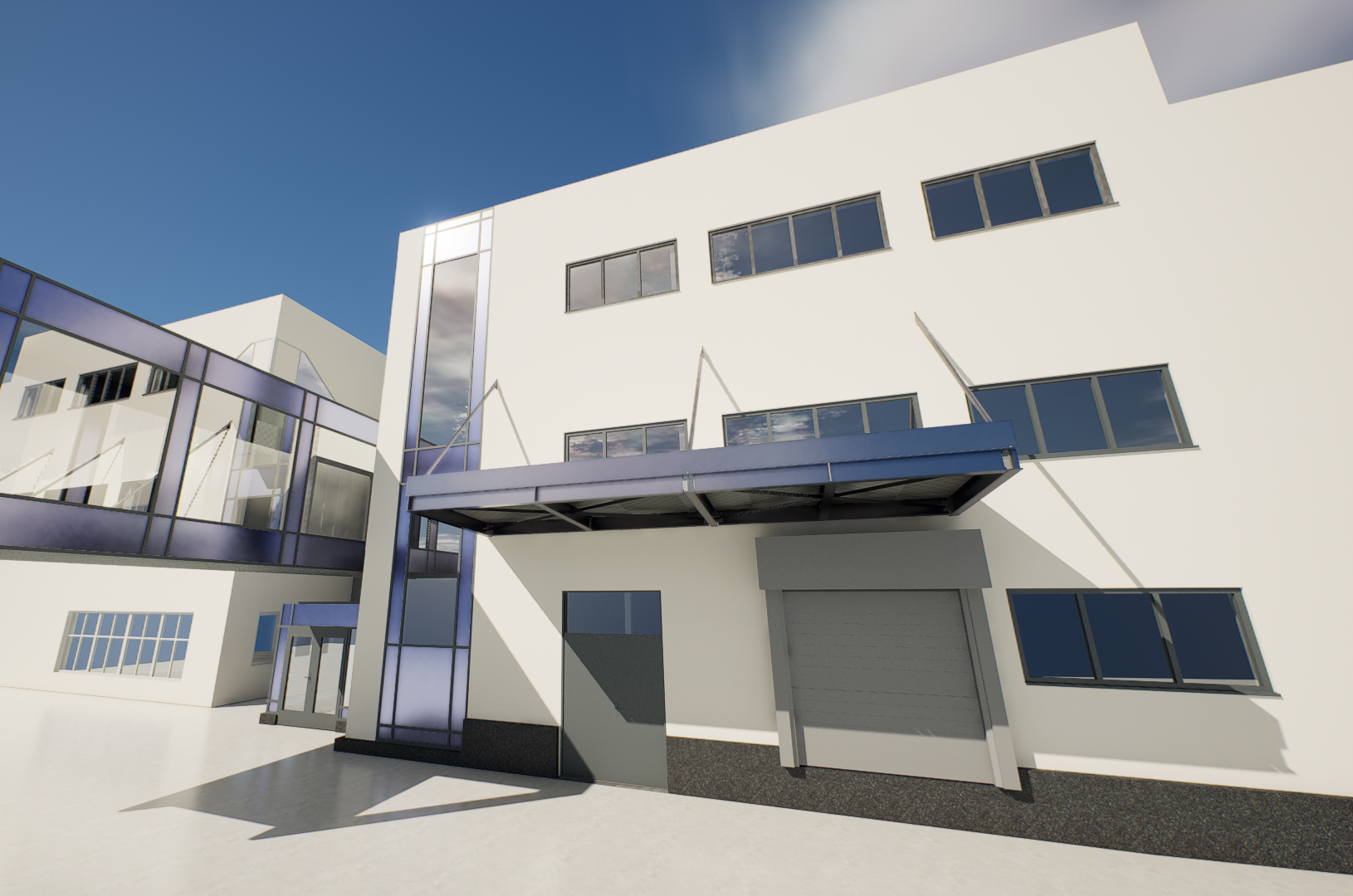 Continental Hungária Kft. –Office Building, High-Bay Warehouse, and Connecting Corridor